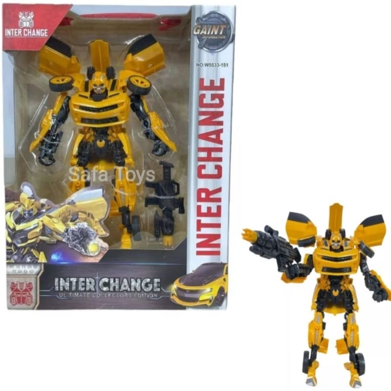 Jual Mainan Robot Transformer Bumble Bee Dan Optimus Prime In Robot