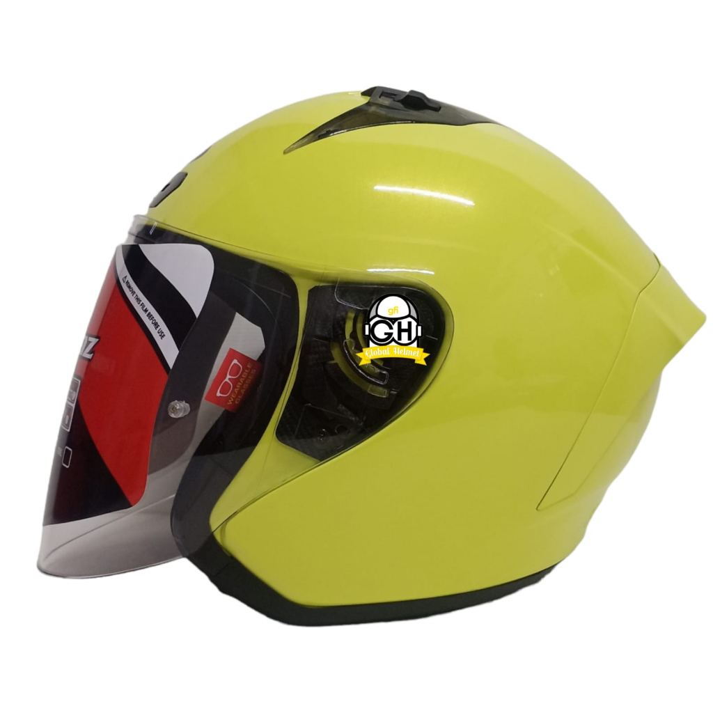 Jual HELM NJS KRONOZ SOLID HALF FACE HELMET ORIGINAL Shopee Indonesia