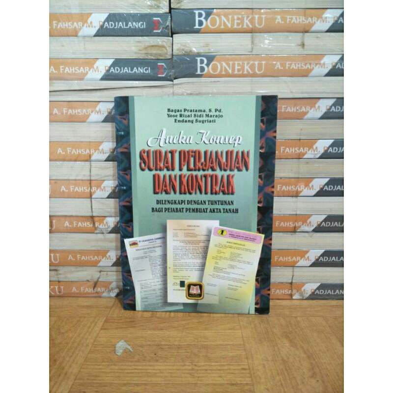 Jual BUKU ORI ANEKA KONSEP SURAT PERJANJIAN DAN KONTRAK Shopee