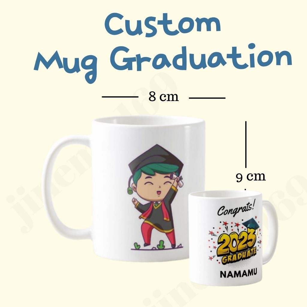 Jual Mug Wisuda Graduation Custom Mug Mug Hadiah Mug Kado Mug