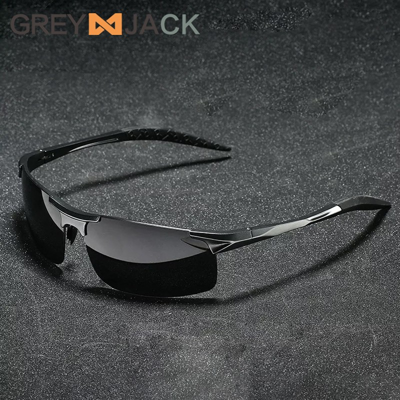 Jual Grey Jack Sunglasses Polarized Anti Silau Anti UV Aluminium