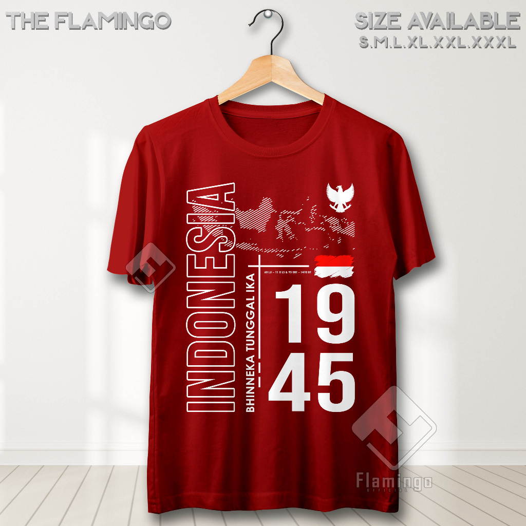 Jual Kaos Hut Ri Indonesia Bhinneka Tunggal Ika Baju Panitia