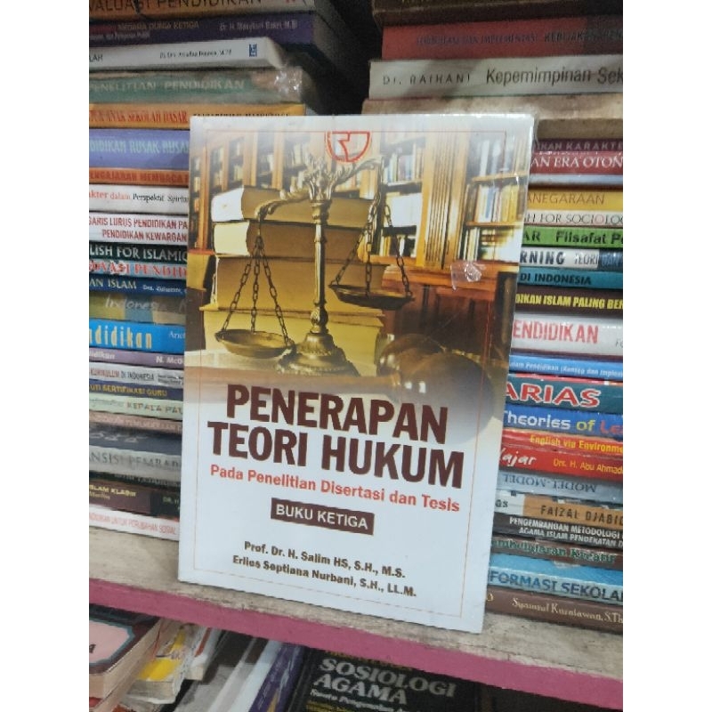 Jual Penerapan Teori Hukum Pada Penelitian Disertasi Dan Tesis Edisi