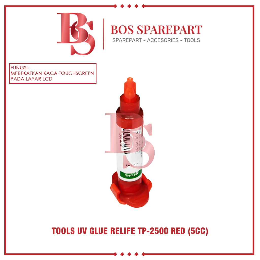 Jual TOOLS UV GLUE RELIFE TP 2500 RED 5CC Shopee Indonesia