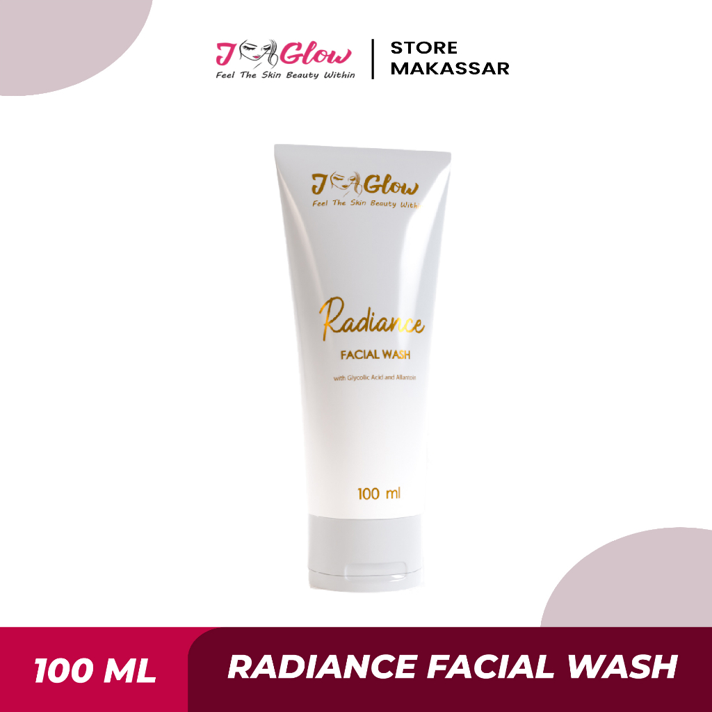 Jual Jglow Skincare Radiance Facial Wash Mencerahkan Dan Membantu