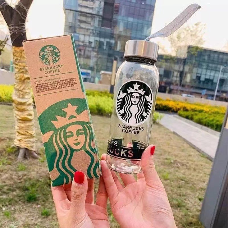 Jual Botol Minum Kaca Starbucks Tumbler Botol Starbucks 300 Ml