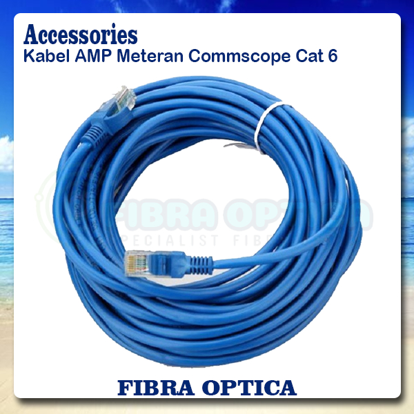 Jual Kabel Commscope Utp Cat Cable Meter Siap Pakai Shopee