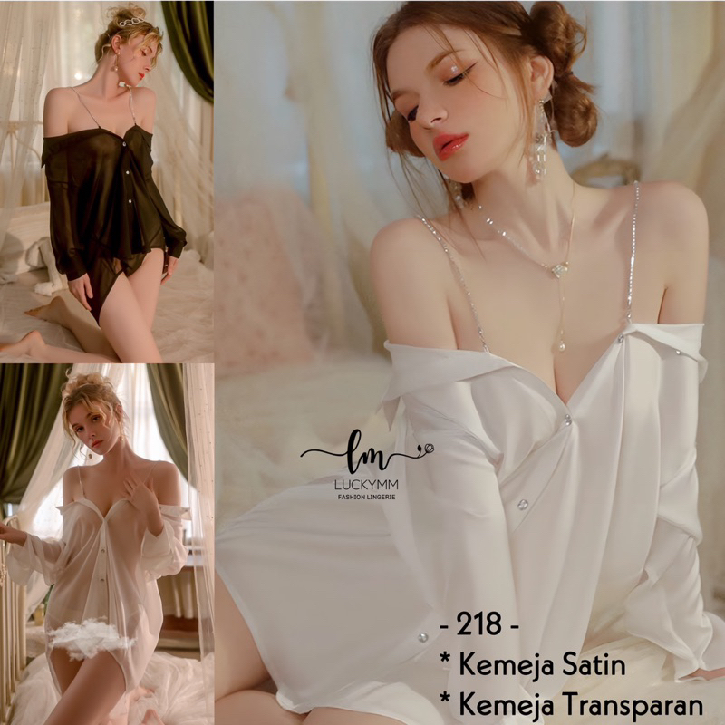 Jual Sexy Lingerie Kemeja Transparan Baju Tidur Sexy Lingerie Wanita