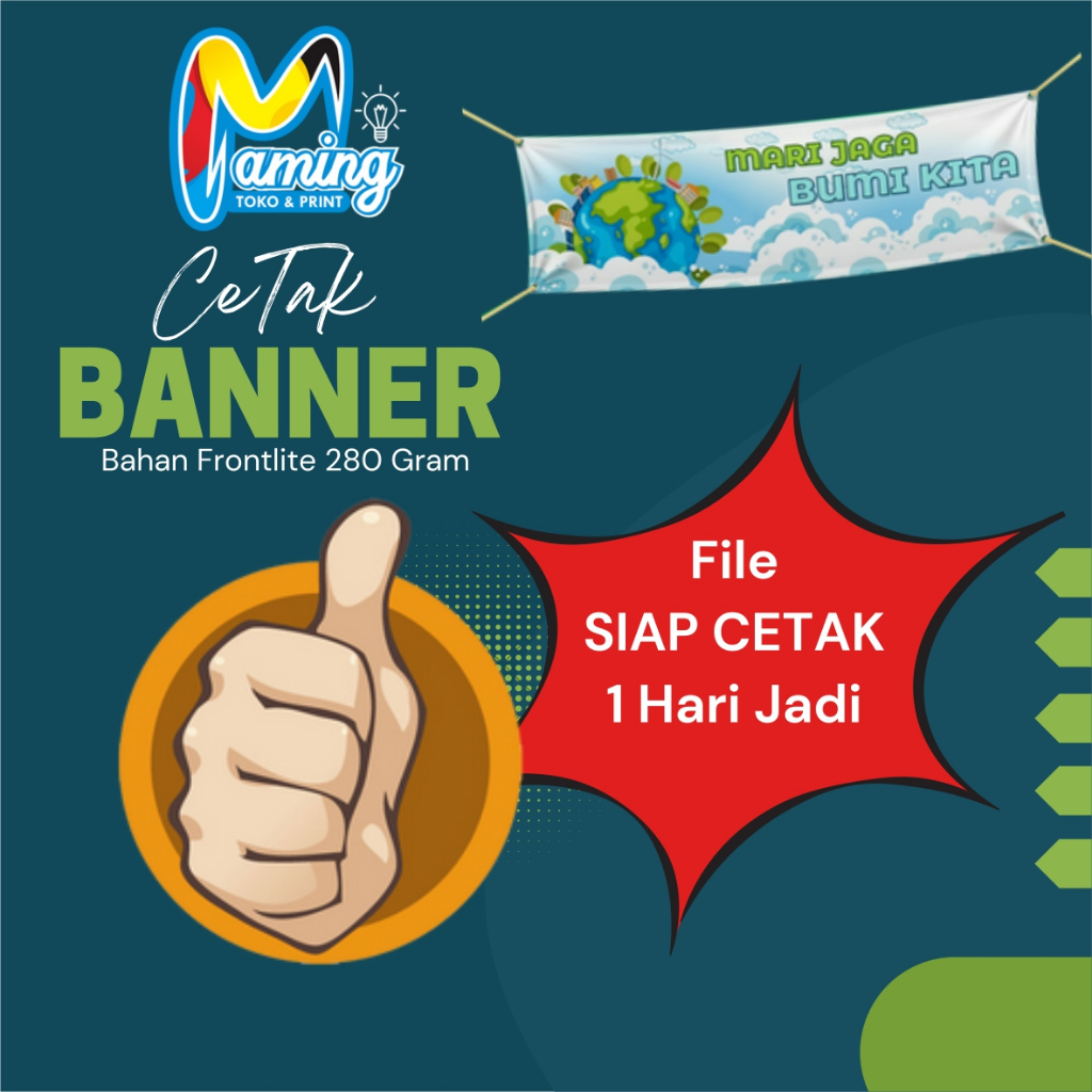 Jual Cetak Banner Spanduk Backdrop Free Desain Shopee Indonesia