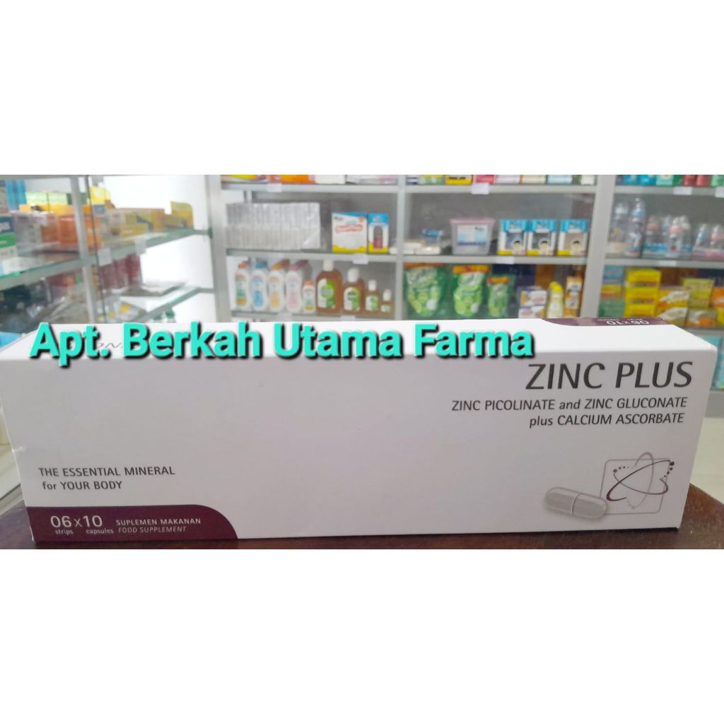 Jual Zinc Plus Box Isi Kapsul Shopee Indonesia