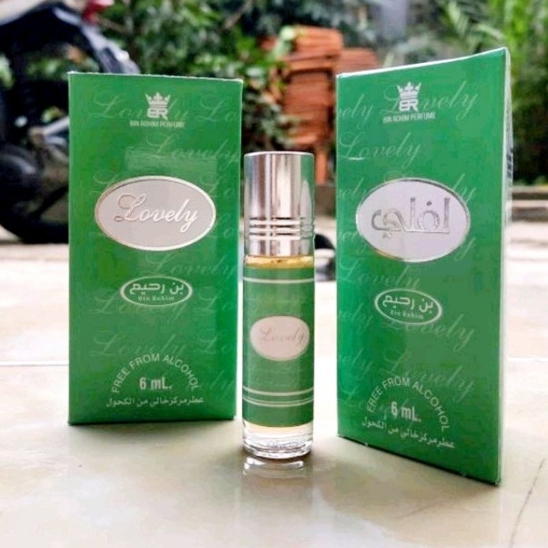 Jual Parfum LOVELY Bin Rohim Roll On Kemasan 6ml Minyak Wangi Non