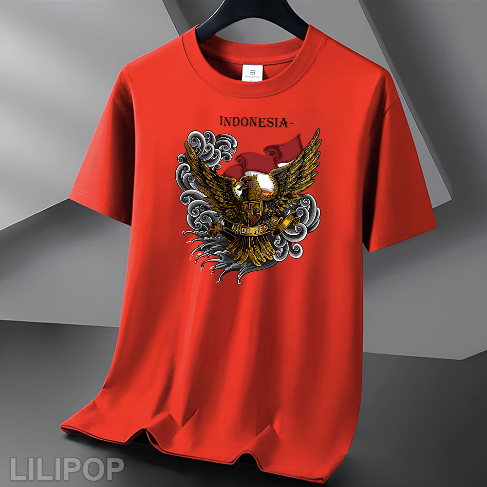 Jual Kaos Pria Wanita Garuda Hut Indonesia Dirgahayu Agustus