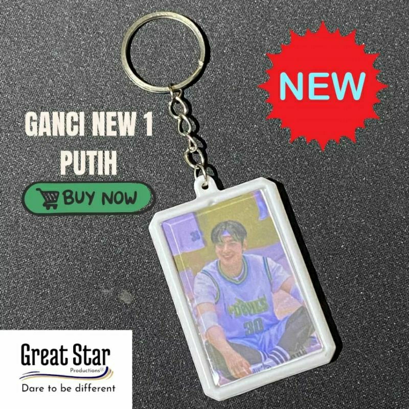 Jual Ganci Akrilik Putih Gantungan Kunci Akrilik Ganci Foto Gantungan