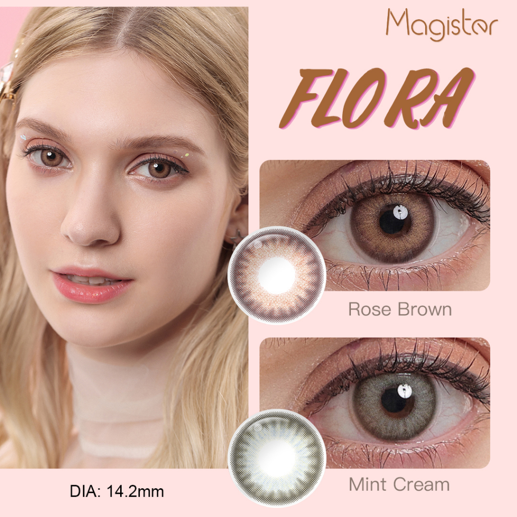 Jual COD Softlens Magister Softlens Mata FLORA Seri Softlens 14 20 14