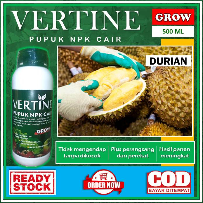 Jual Pupuk Npk Cair Ml Pupuk Tanaman Durian Vertine Grow Pupuk