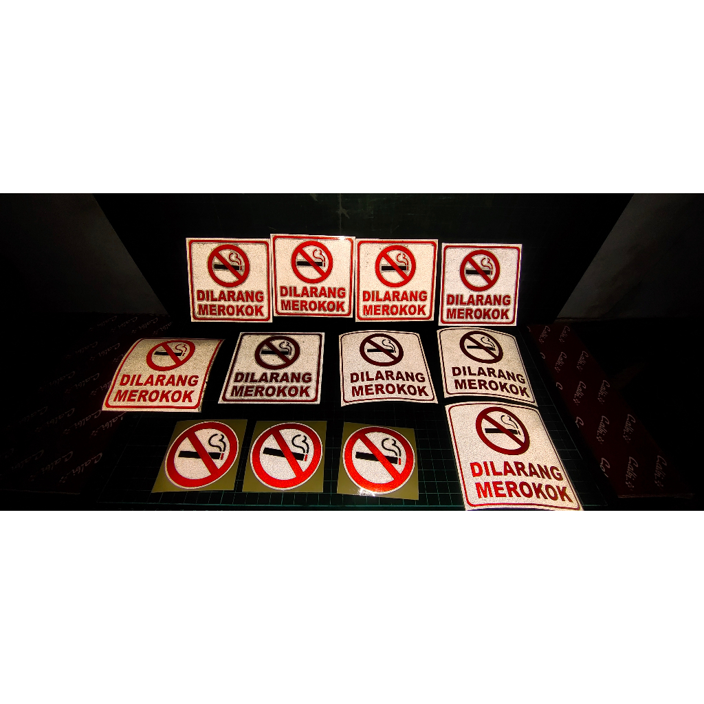 Jual Sticker Dilarang Merokok Safety Sign Shopee Indonesia