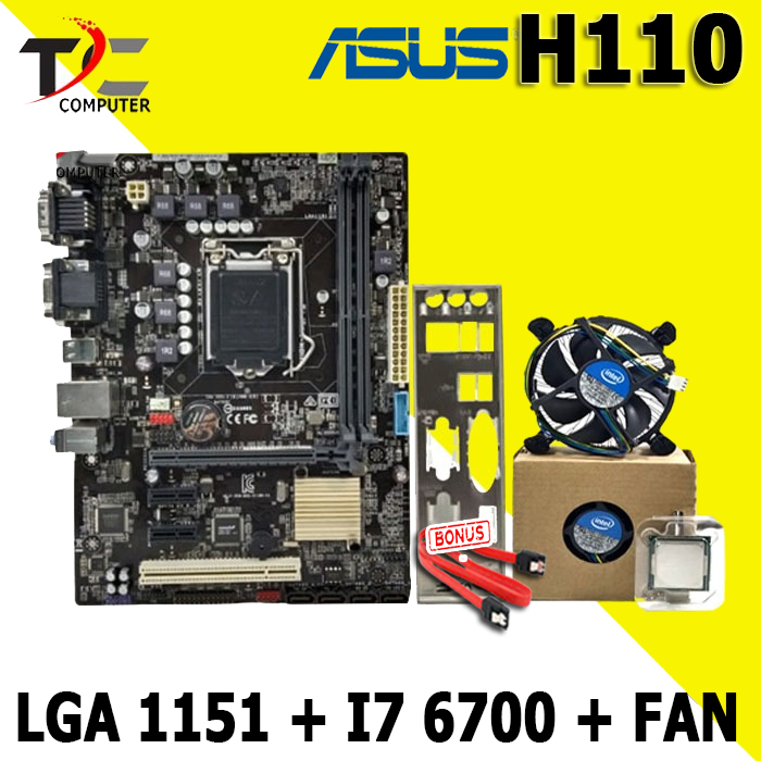 Jual Paket Mobo Motherboard H Plus Processor I Fan Lga