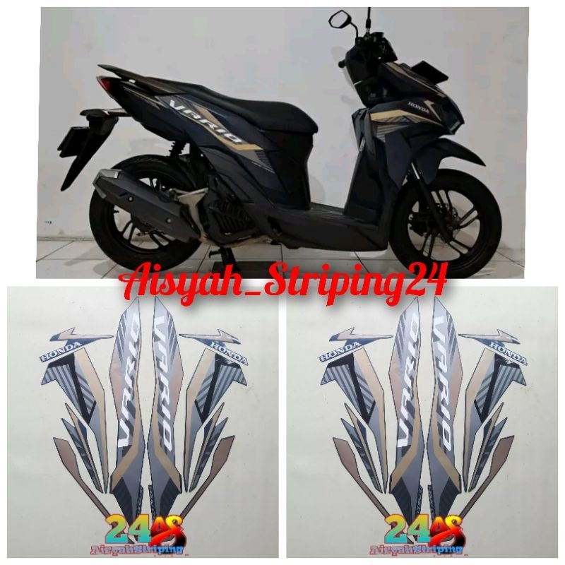 Jual Stiker Sticker Striping Lis Les Polet Body Motor Honda Vario