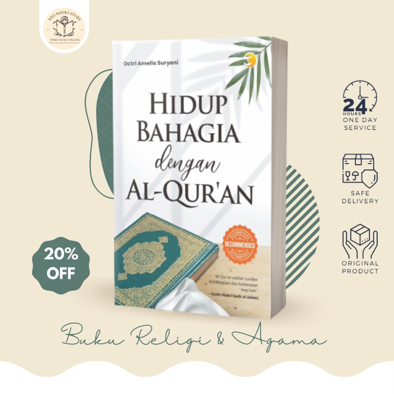 Jual Buku Hidup Bahagia Dengan Al Quran Caesar Religi Agama