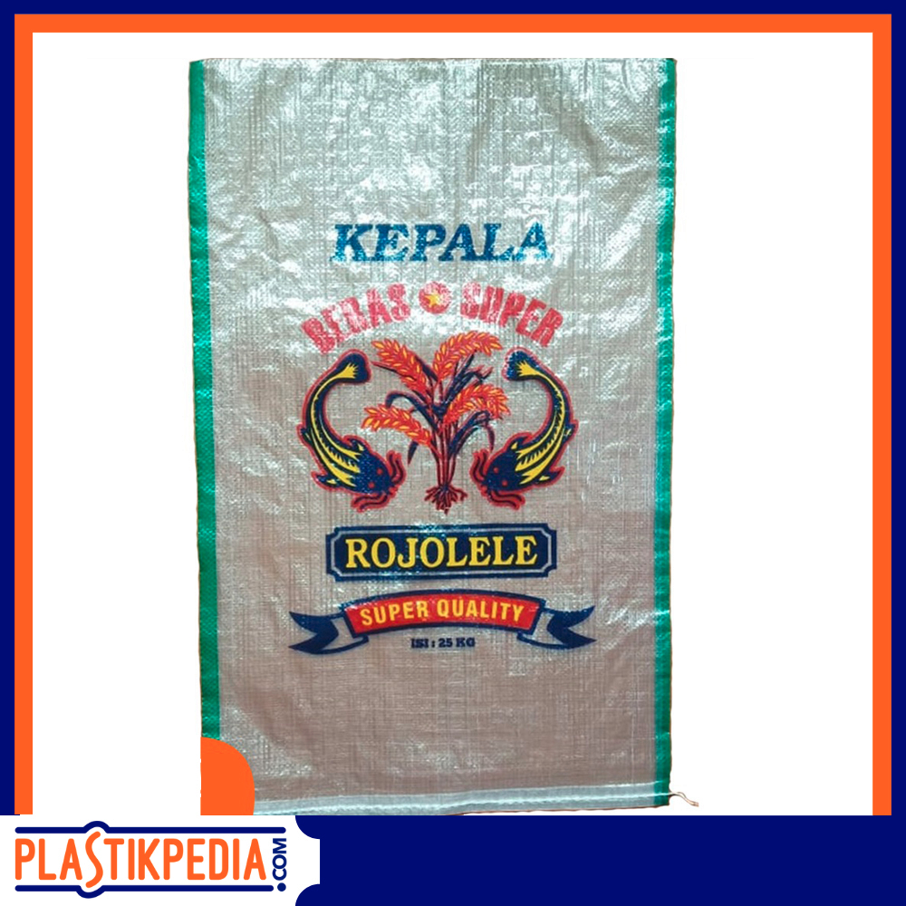 Jual Karung Beras Plastik Rojolele Quality Kg Ukuran X Cm