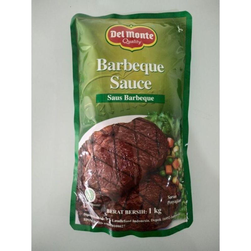 Jual MOO DELMONTE SAUS BARBEQUE 1 KG Saos Bbq Barbekyu Sauce Asli