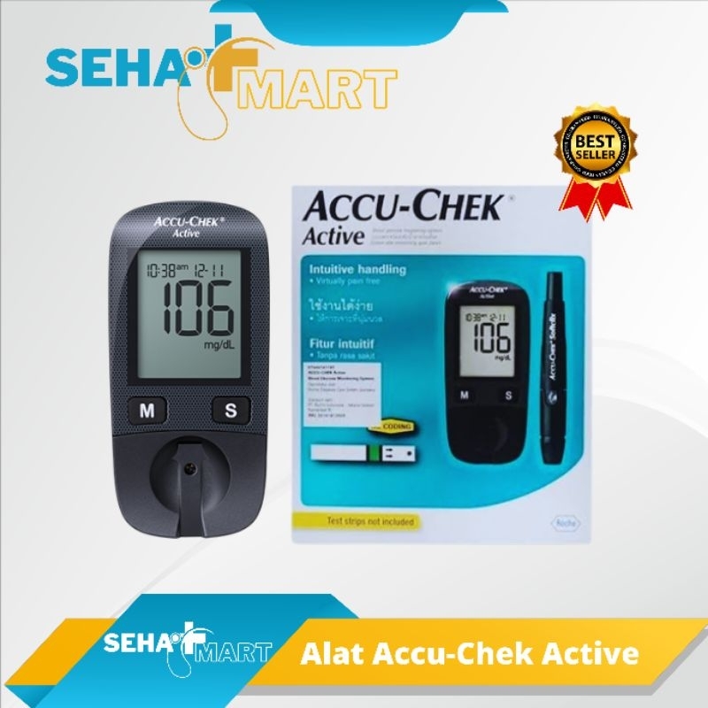 Jual Alat Cek Gula Darah Accu Chek Active Tes Blood Glucose Original