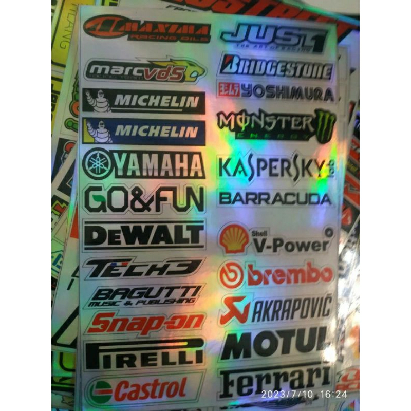 Jual Sticker Hologram Lembaran Isi 24 Lembar Ukuran Lembaran 20 X 30 Cm