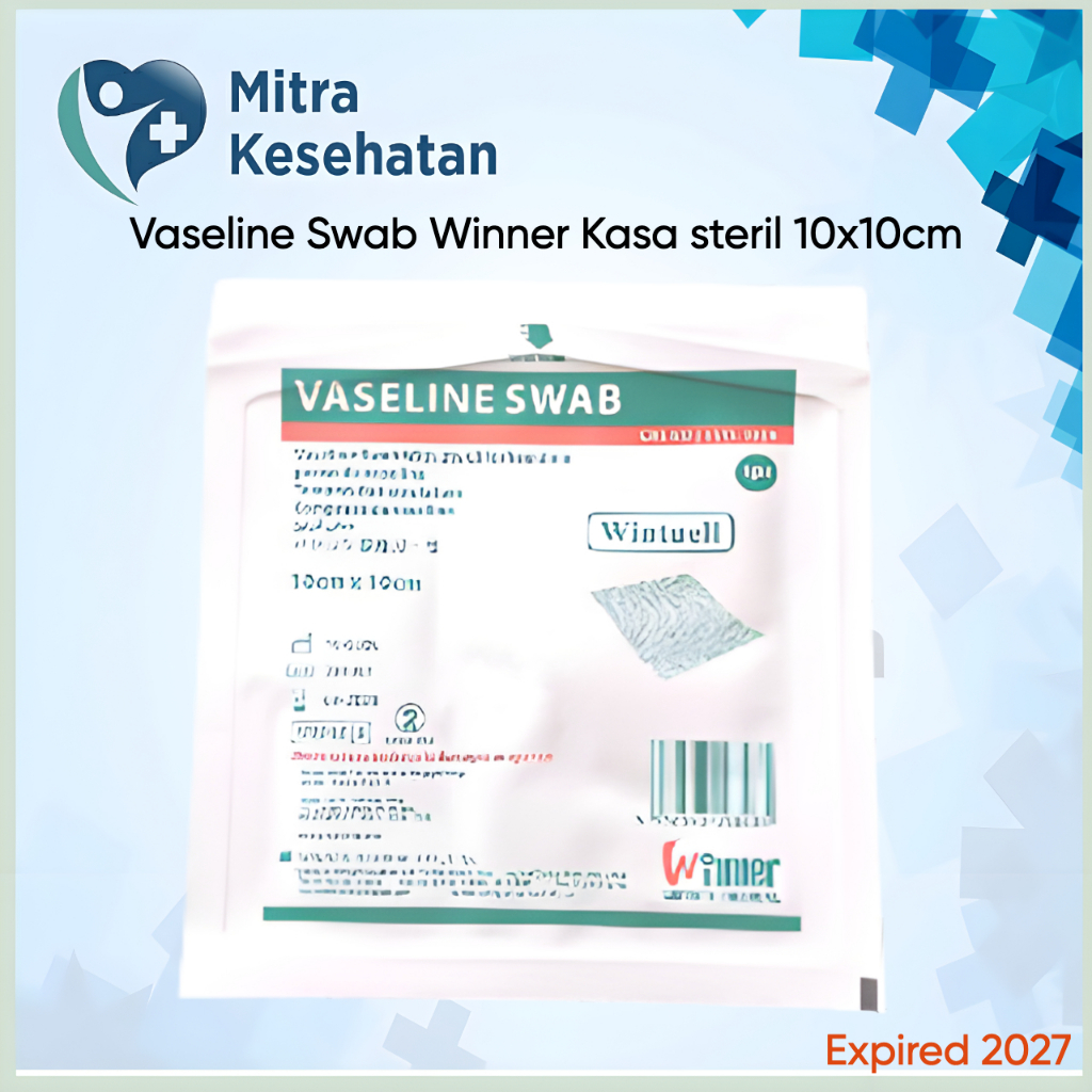 Jual Vaseline Swab 10 X 10 Cm Kasa Steril Vaseline Swab Wintuel