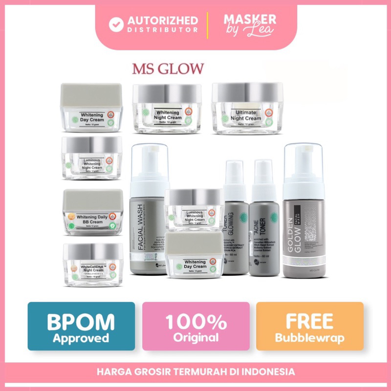 Jual Flash Sale Ms Glow Night Cream Krim Malam Msglow Whitening