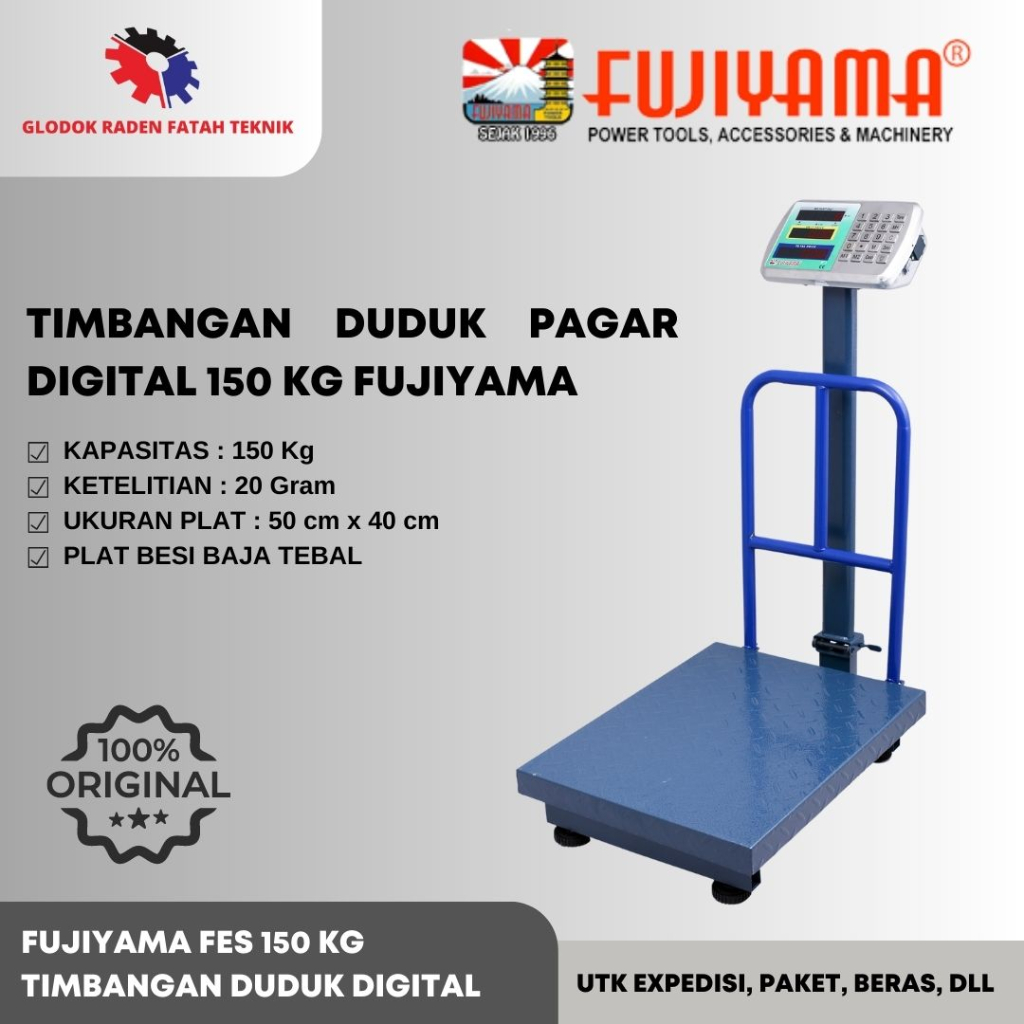 Jual Fujiyama Fes Timbangan Duduk Pagar Kg Timbangan Duduk Paket