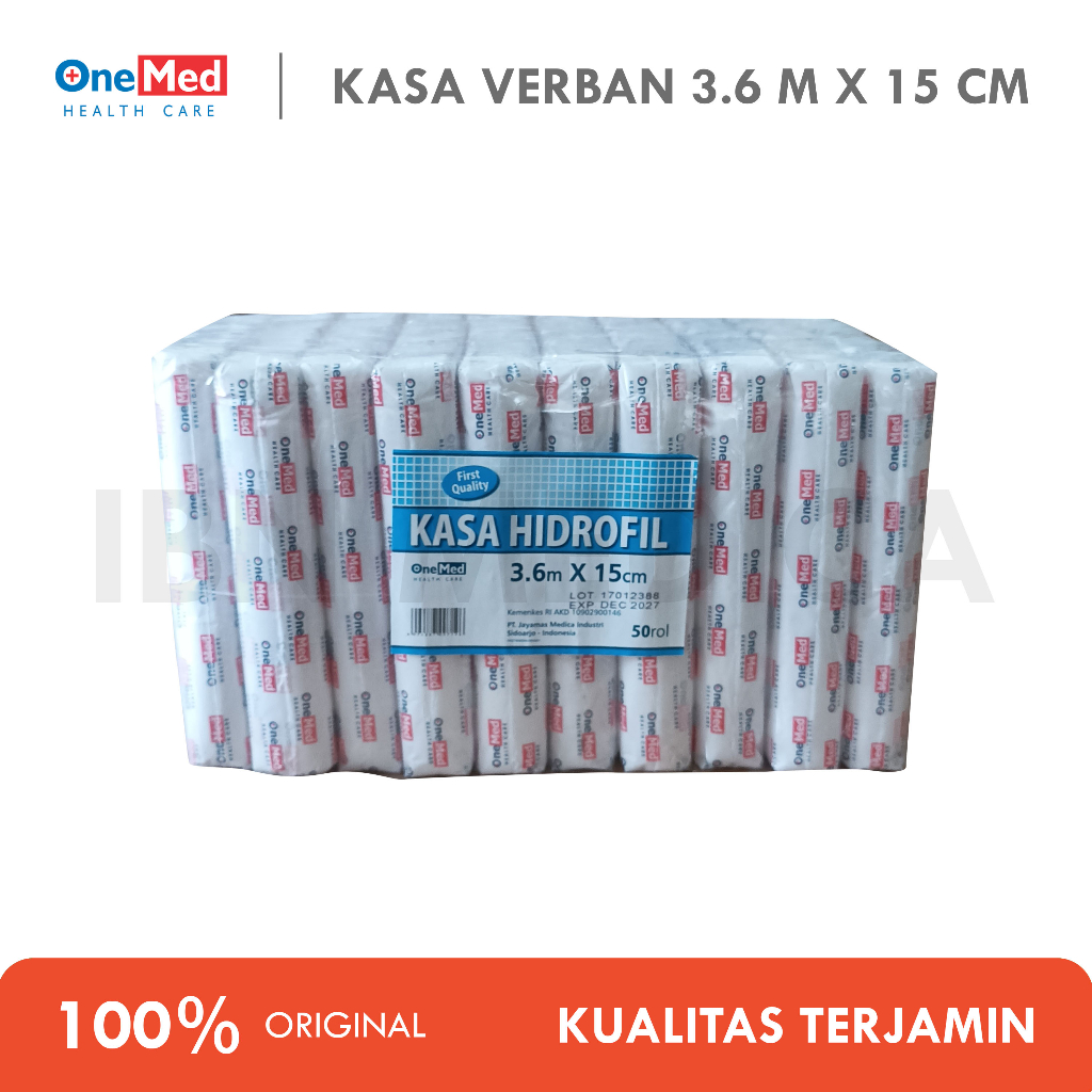 Jual Kasa Verban Perban Onemed Yard X Cm Pak Isi Rol Shopee