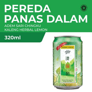 Jual Adem Sari Ching Ku Herbal Lemon Kaleng 320 Ml Minuman Panas