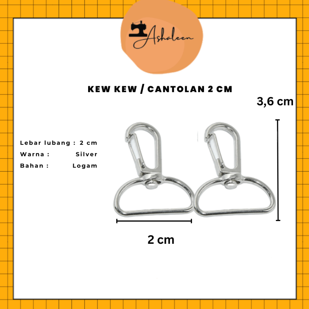 Jual Pengait Cantolan Cm Kawat Eceran Centelan Tali Id Card Kew Kew