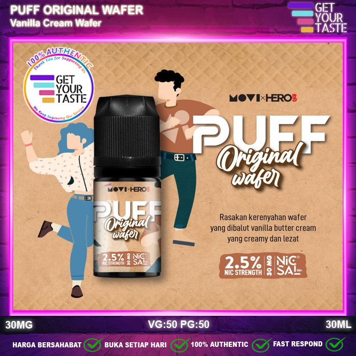 Jual Liquid R Puff Original Wafer Salt Nic Ml Saltnic By Movi X