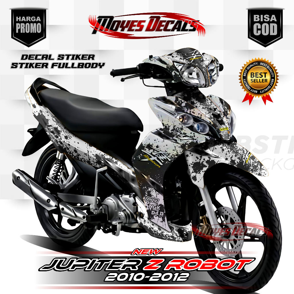 Jual SPARTAN STICKER STRIPING DECAL FULL BODY YAMAHA JUPITER Z ROBOT