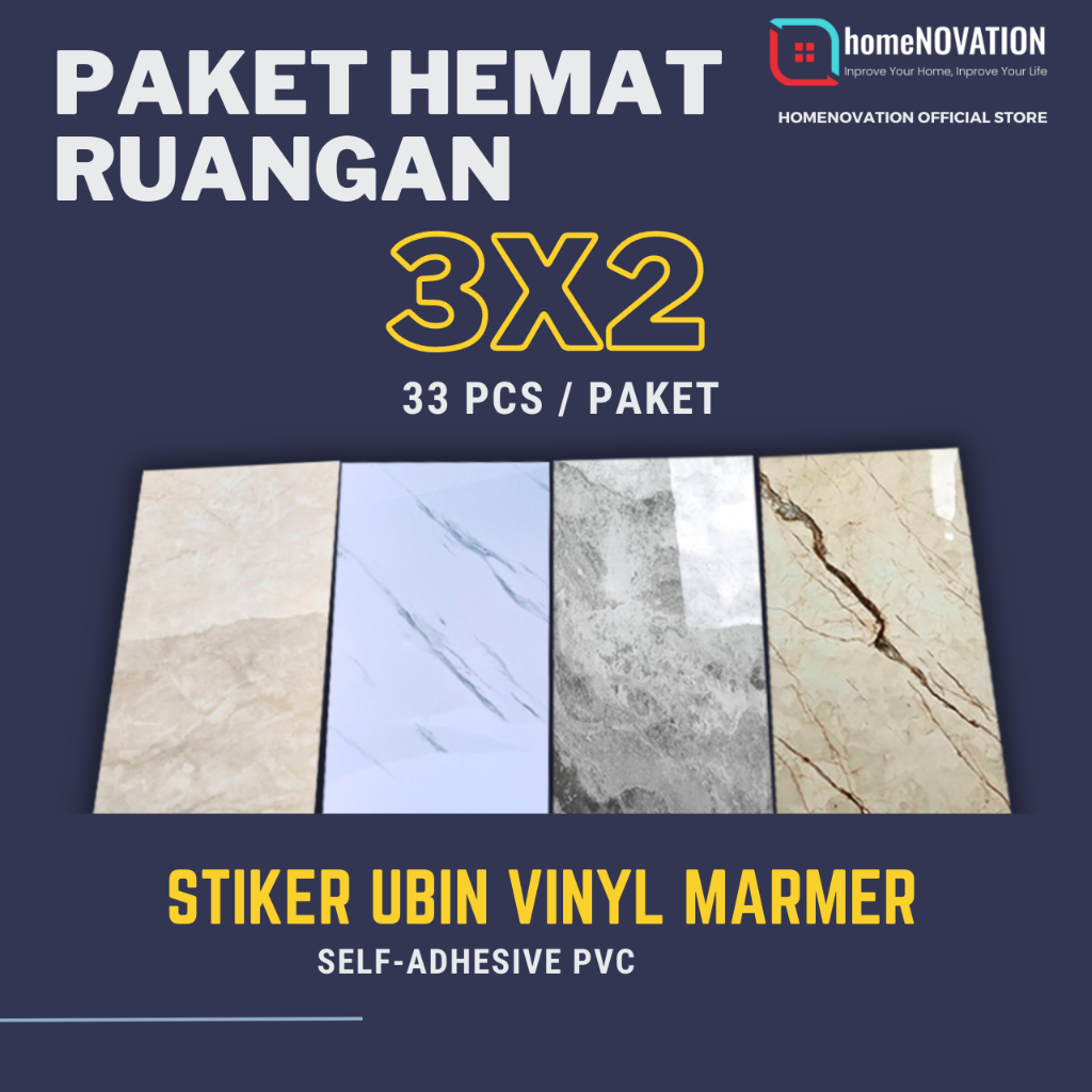 Jual Wallpaper Dinding Vinyl Marble X Cm Paket Ruangan X