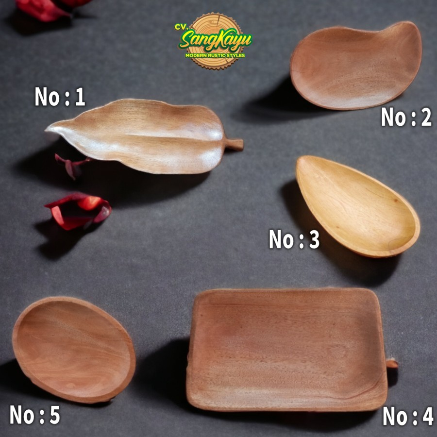 Jual Wooden Serving Plate Piring Kayu Piring Saji Kayu Wooden Serving