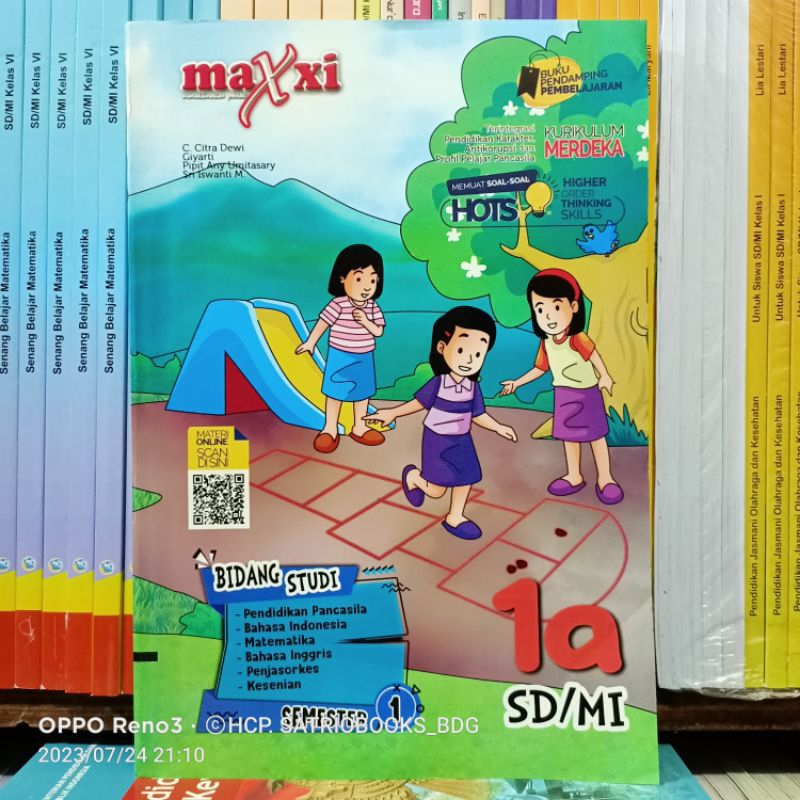 Jual LKS MAXXY KELAS 1 SD KURIKULUM MERDEKA SEMESTER 1 SEMUA MAPEL