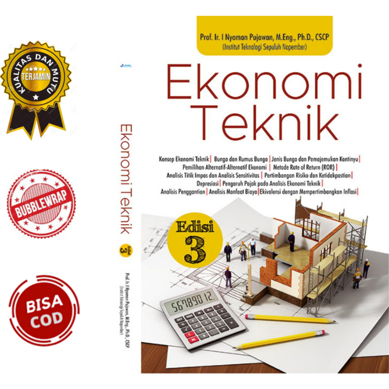 Jual Buku Ekonomi Teknik Edisi Prof Ir I Nyoman Pujawan Shopee