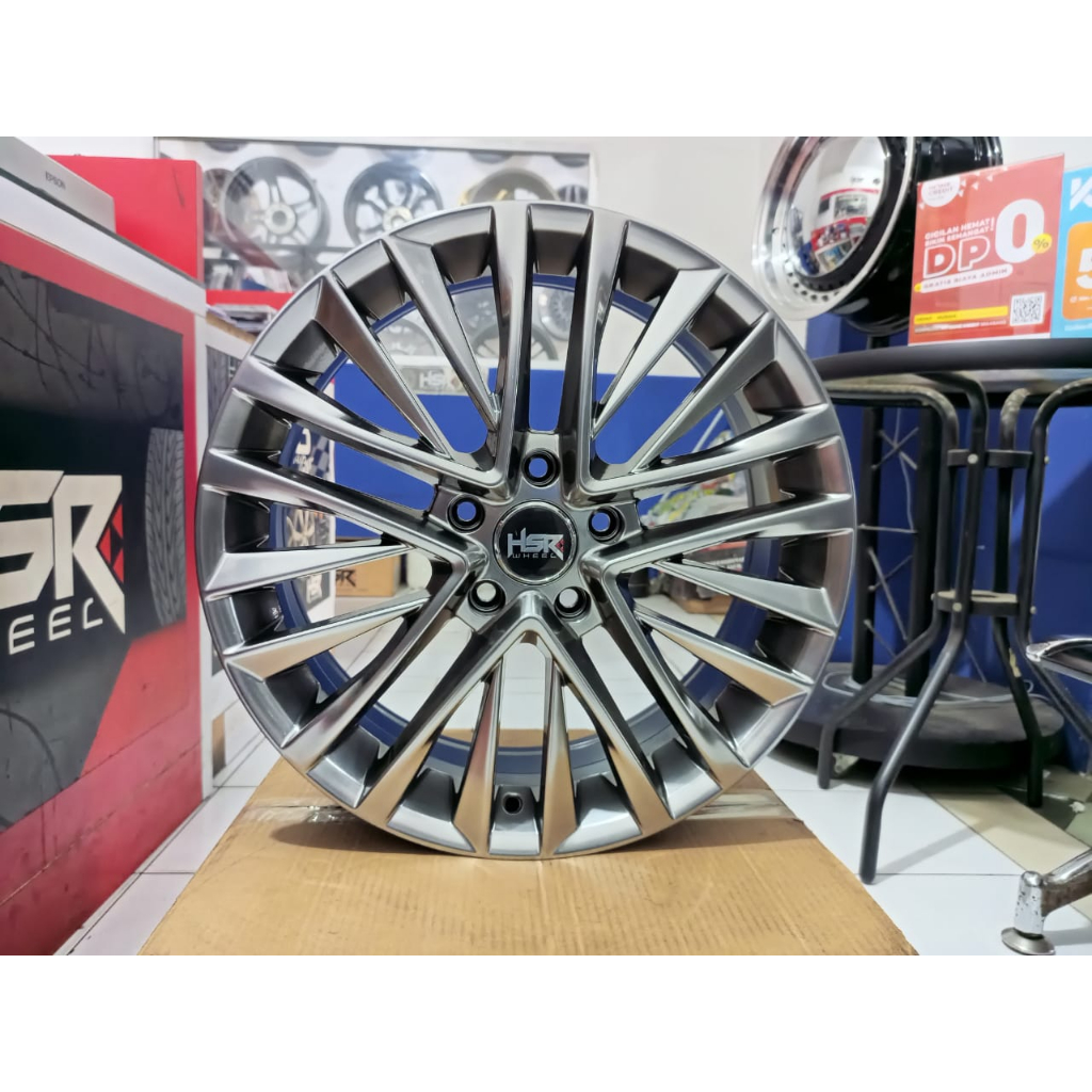 Jual VELG HSR LONDON R18 INNOVA ZENIX VELLFIRE VOXY HOLE 5X114 ET45 HB