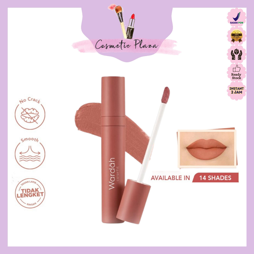 Jual Wardah Colorfit Velvet Matte Lip Mousse Cream Color Therapy Gr