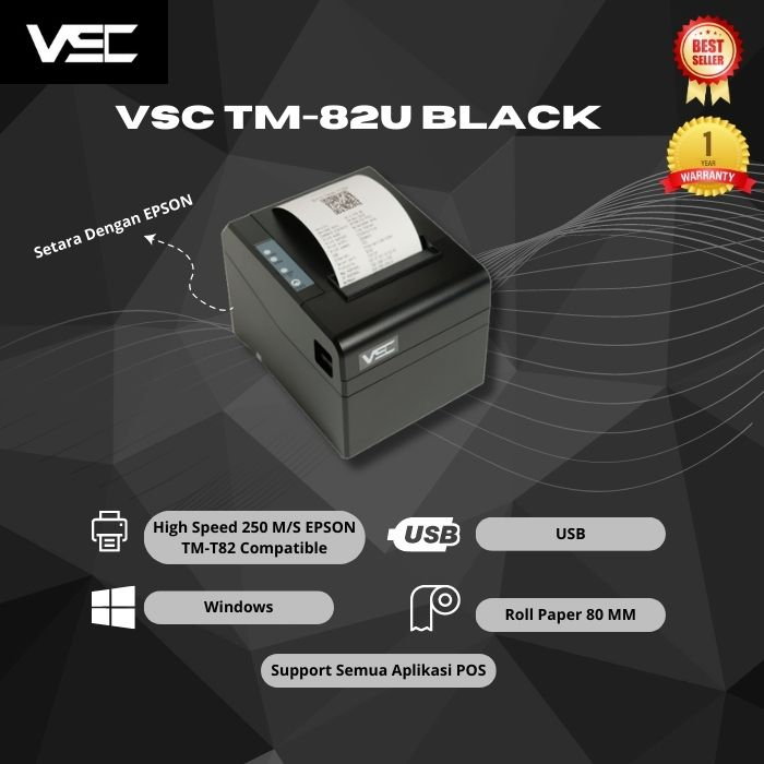 Jual Printer Thermal Mm Vsc Tm U Usb Autocutter Shopee Indonesia