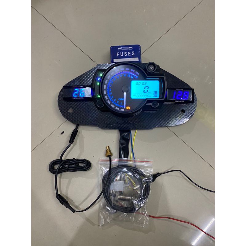 Jual Speedometer Speedo Digital Ninja Karbu Pnp Model Koso Shopee