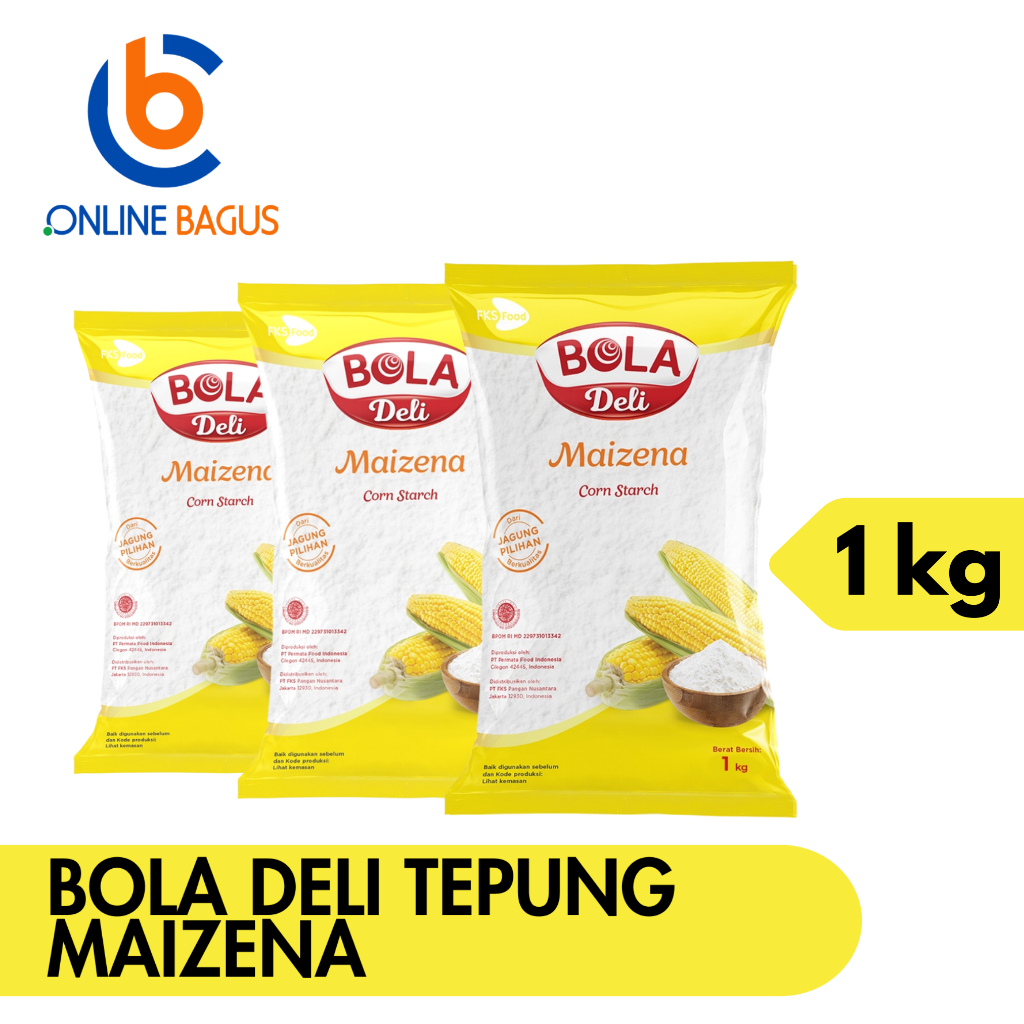 Jual Bola Deli Tepung Maizena 1kg Shopee Indonesia