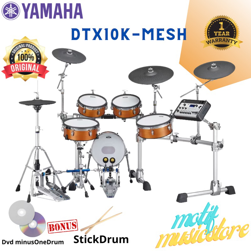 Jual Yamaha Drum Elektrik DTX10K M DTX10 K Mesh DTX 10K M DTX10 Series