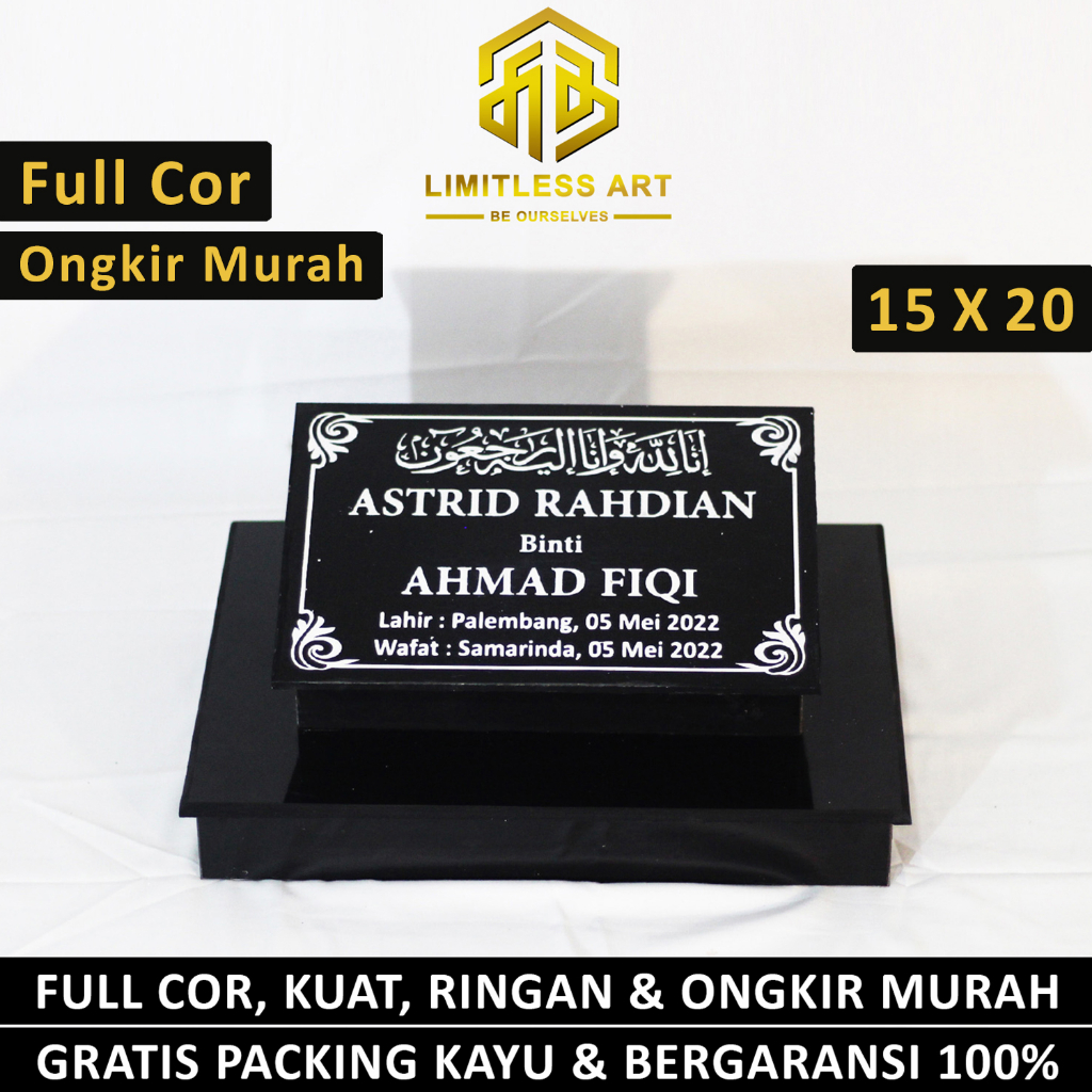 Jual Batu Maesan Kepala Nisan Makam Kijing Full Set Dudukan Lengkap