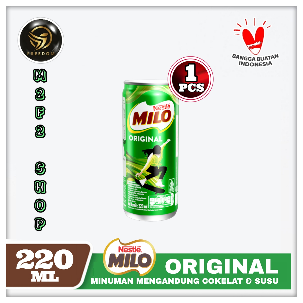 Jual Susu Milo Cokelat Active Go Uht Original Kaleng Can Ml