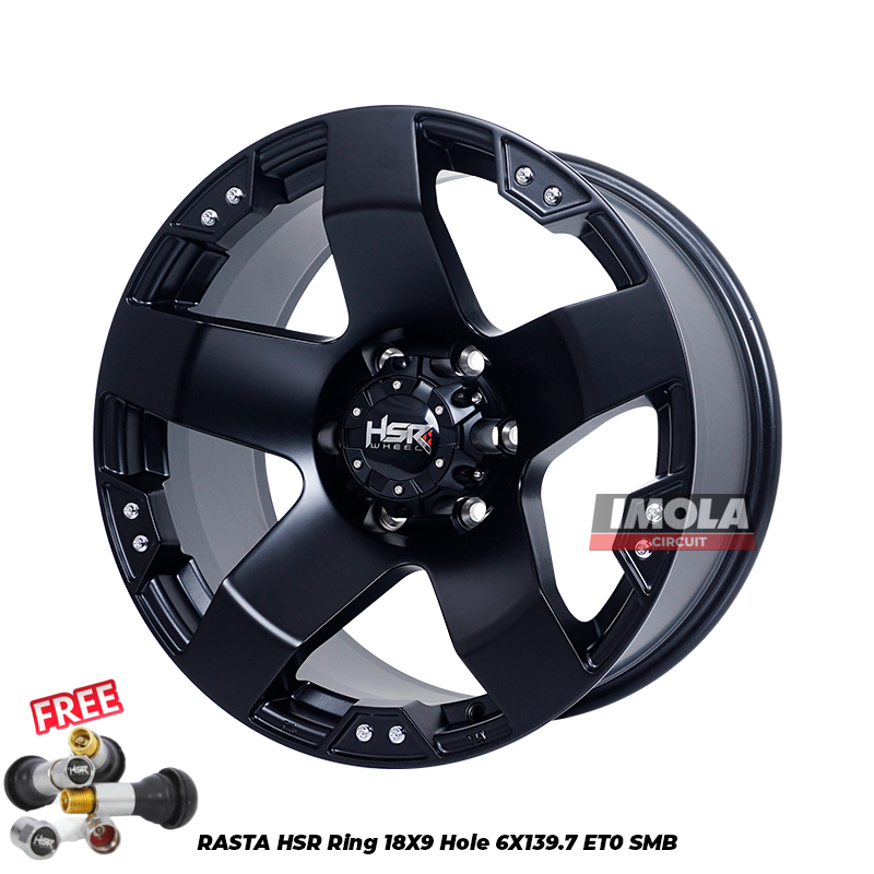 Jual Velg Mobil Ring 18 Model Offroad Velg HSR RASTA R18 PCD 6X139 7