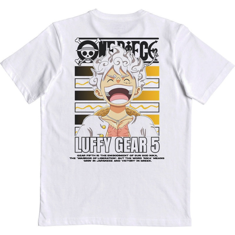 Jual Kaos One Piece Luffy Gear T Shirt Anime One Piece Kaos