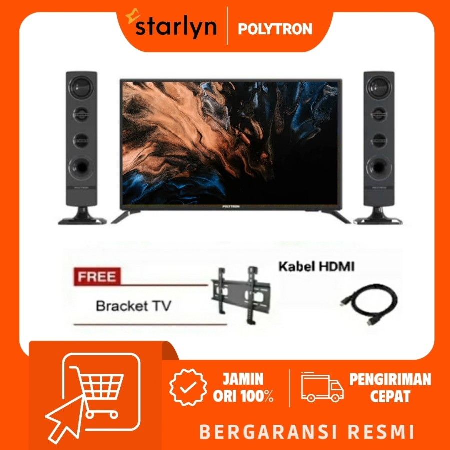 Jual POLYTRON LED DIGITAL TV 32 INCH DVB T2 PLD 32TV1755 Shopee Indonesia